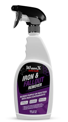 Wavex Iron Remover Spray 650Ml | Iron Remover For Car And Bike | Iron Remover For Car That Removes Rust And Fallout From Exterio