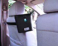 Lighthouse Car bin Plastic Dustbin(Black)