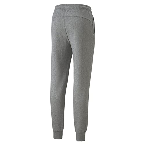 PUMA Men's BMW M Motorsport Fleece Pants, XX-Large, Cotton Blend, Medium Gray Heather, Model 53624401