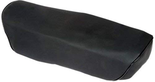 ZUPIN Rexine Bike Seat Cover for Yamaha RX100 (Black)
