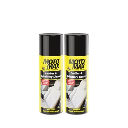 Motomax Leather And Upholstery Cleaner For Car Seats And Interiors, Leather, Vinyl, Upholstery, Roof Lining, Carpets, Plastic Su