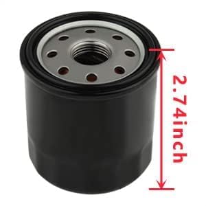 AloneGoer 2pcs 49065-0724 Oil Filter Compatible with Kawasaki 49065-7010 Club Car 1016467 41016467 Kubota T1460 T1560 T1700H T17