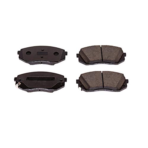 Power Stop 16-1855 Z16 Front Ceramic Brake Pads For Elantra GT, Kona, Sonata, Veloster, Forte, Forte5, Optima, Seltos, Soul, Sou