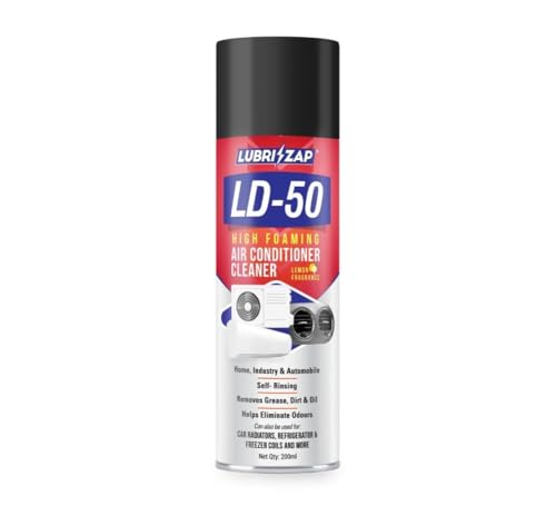 Lubrizap Cleaner Hygiene & Water Ac Foam Cleaner For Split Ac And Window Ac Foam Cleaner & Car Ac Vent & Duct Cleaner Foam Spray