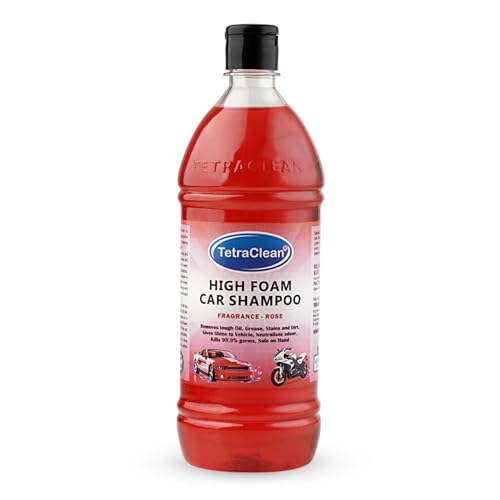 Tetraclean High Foam Car Shampoo Car Washing Liquid Car Cleaner Car Wash Shampoo | Remove Tough Dirt | Remove Dirt | Safe On Pai