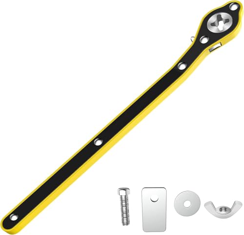 Tekcool Auto Laborsaving Jack Ratchet Wrench With Long Handle, Jack Ratchet Wrench For Scissor Jack, Lug Wrench For Tire Jack,