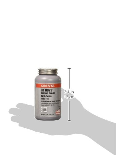Loctite Anti-Seize Lubricant, 8 oz Can, -20 to 2400°F, Gray, Model 299175, Steel Material