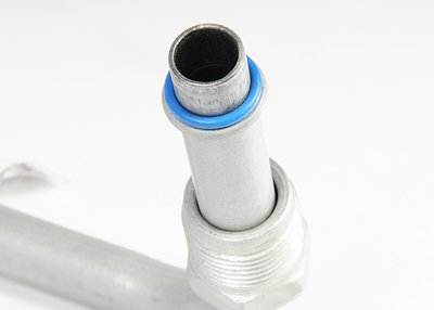 Gm Genuine Parts 15127519 Engine Oil Cooler Outlet Hose Kit With Nut, Seal, Cap, And Protector