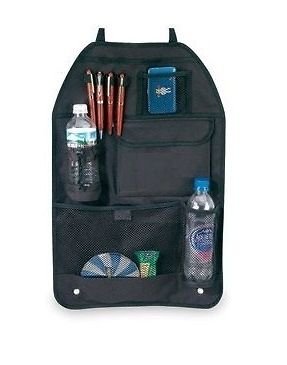 Glive MultiPocket Travel Storage Car Seat Back Organizer