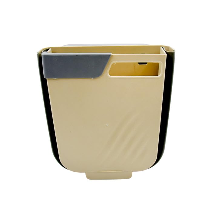 Thirdae Collapsible Hanging Trash Can for Kitchen, Office, Bathroom, and Car