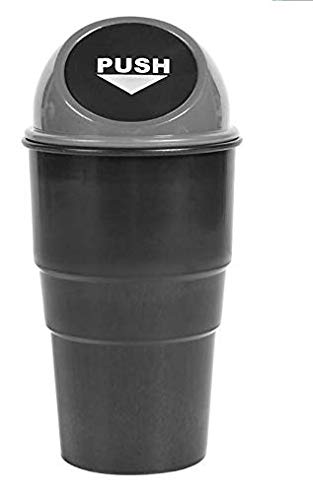 Semaphore Plastic Mini Dustbin Bin Trash Holder Can Grey for Maruti Grand Vitara