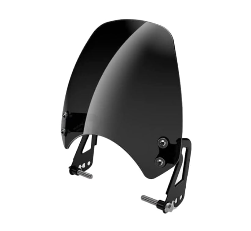 MIKANIX Hunter 350 Visor Glass | Unbreakable Headlight Bolt Visor | Windshield Protector| Wind Deflector for Bike Styling Fairin
