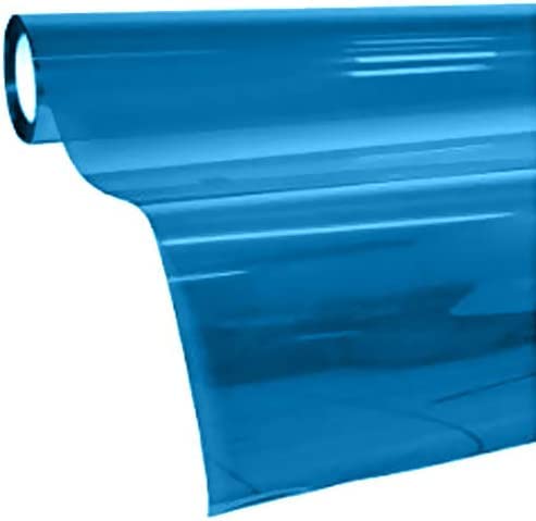 Vvivid Transparent Colorful Vinyl Window Tinting Sheets (10Ft X 4.9Ft, Dark Black)
