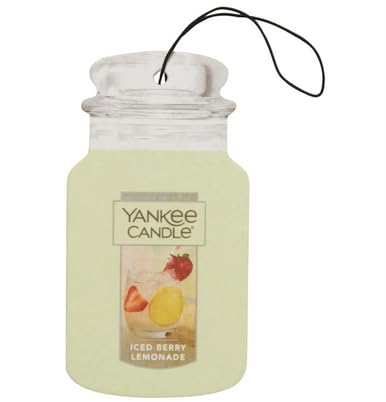 Yankee Candle Paper Car Jar, Iced Berry Lemonade, 1 CT