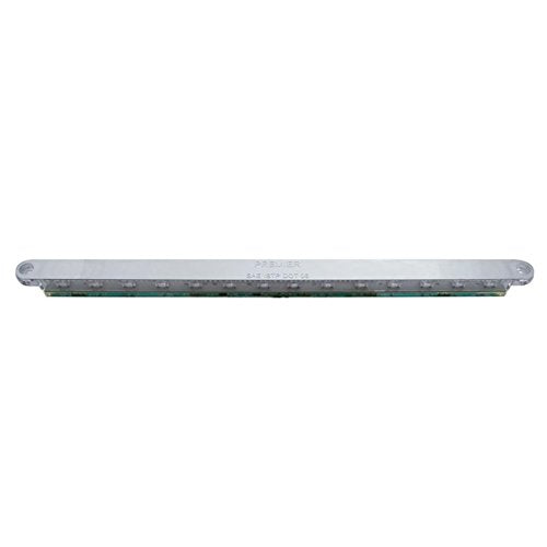United Pacific 14 Led 12'' Auxiliary Strip Light - Amber Led/Chrome Lens, 39644B