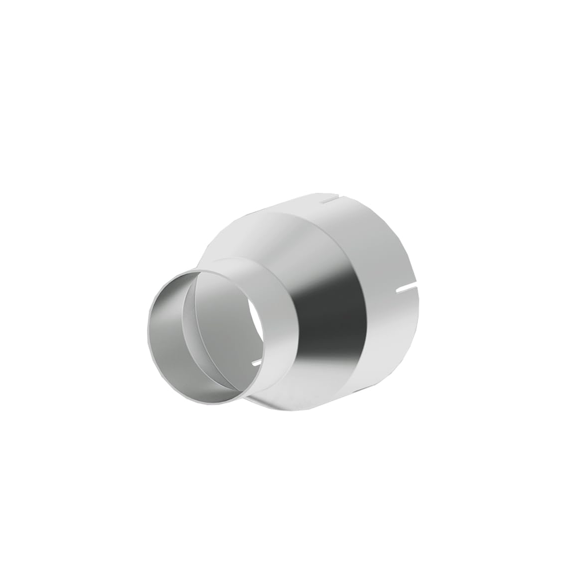 MBRP TUA9004 4'' I.D. to 5'' I.D. 7'' Length T409 Stainless Steel Exhaust Adapter