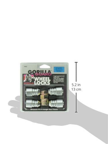 Gorilla Automotive 61631 Acorn Gorilla Guard Locks (12Mm X 1.50 Thread Size) - Pack Of 4