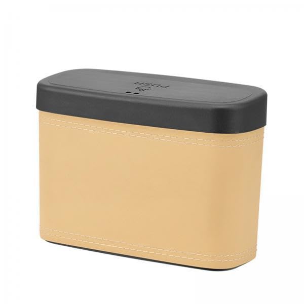 BNF 4xMini Car Trash Can Portable Car Garbage Can for Automotive Home Desktop Beige|Home & Garden |Household Supplies & Cleaning