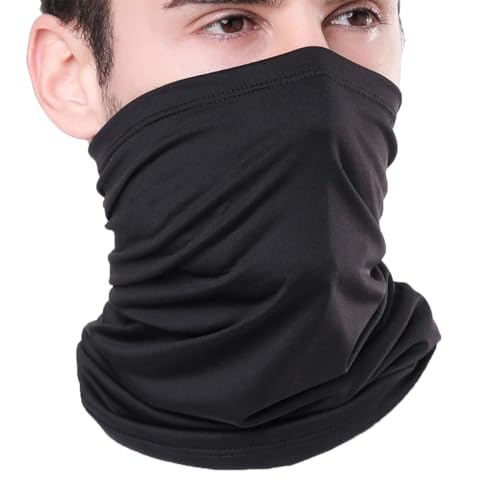 Primebox Male Cotton Face Mask Bandana For Men Women Breathable Comfort Neck Gaiter Warmer Antidust Bike Rider Mask For Running