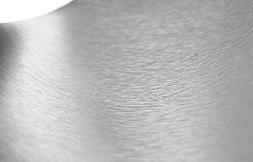 Vvivid Xpo Silver Brushed Steel Car Wrap Vinyl Roll With Air Release Technology (100Ft X 5Ft (Bulk Wrap Kit))