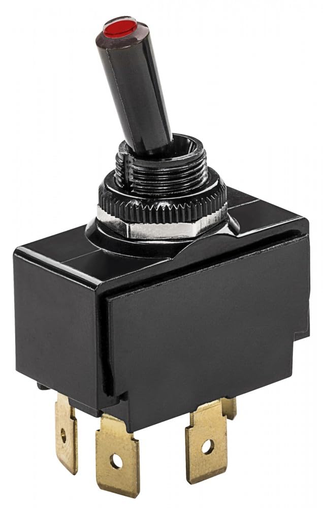 Whitecap S7054C Lighted Tip Toggle Switch [Mom. On/