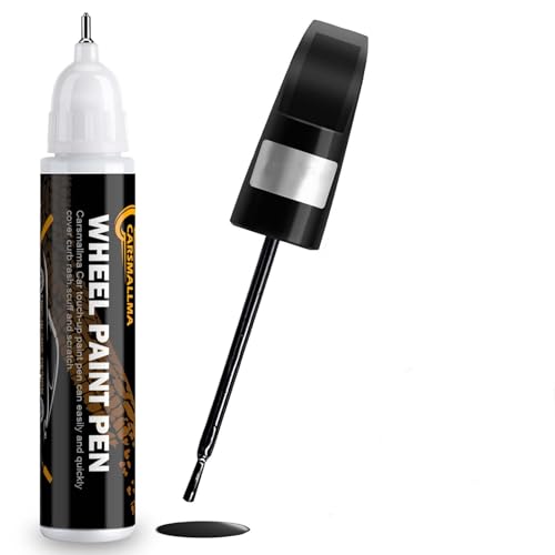 carsmallma Stellar Black Metallic(GB8/WA384A) Car Touch Up Paint for Cadillac, Color Accurate Car Paint Scratch Repair Pen Kit Q