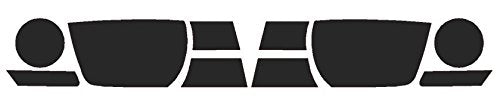 Precut Vinyl Tint Cover For 2010-2013 Chevrolet Camaro Headlights (20% Dark Smoke)