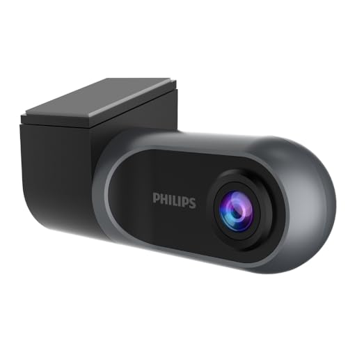 Philips Gosure 3001 Dash Cam For Car | 2Mp Fhd 1080P | 360 Rotatable | GSensor | 132 Wide Angle | WiFi | Emergency Record | Ea