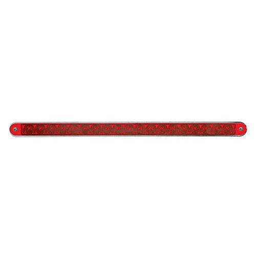 United Pacific 37941 12'' 19 Led Stop, Turn And Tail Light Bar With Bezel (Red Led/Red Lens)