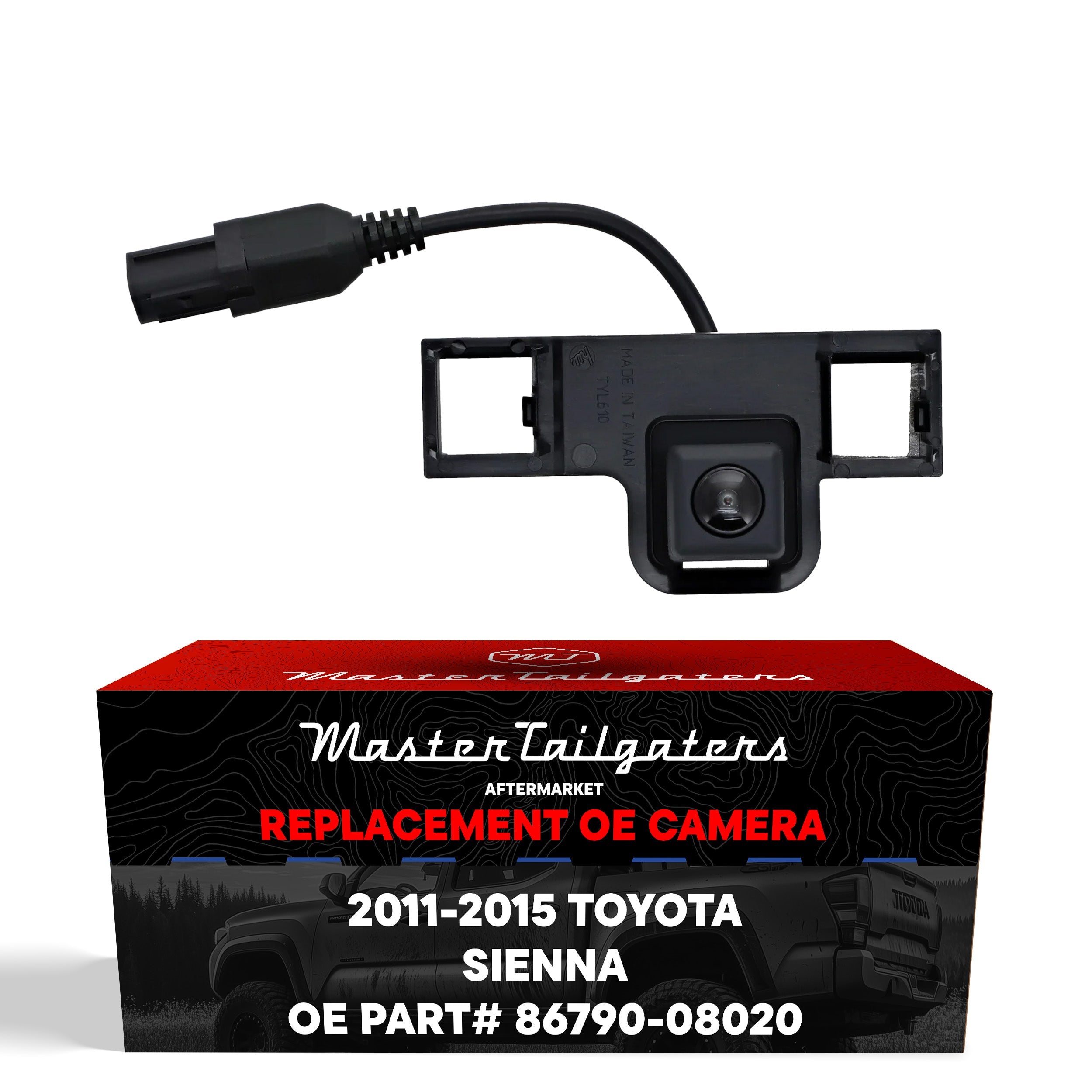Toyota Sienna w/o Harness (2011-2015) OEM Replacement Backup Camera OE Part # 86790-08020