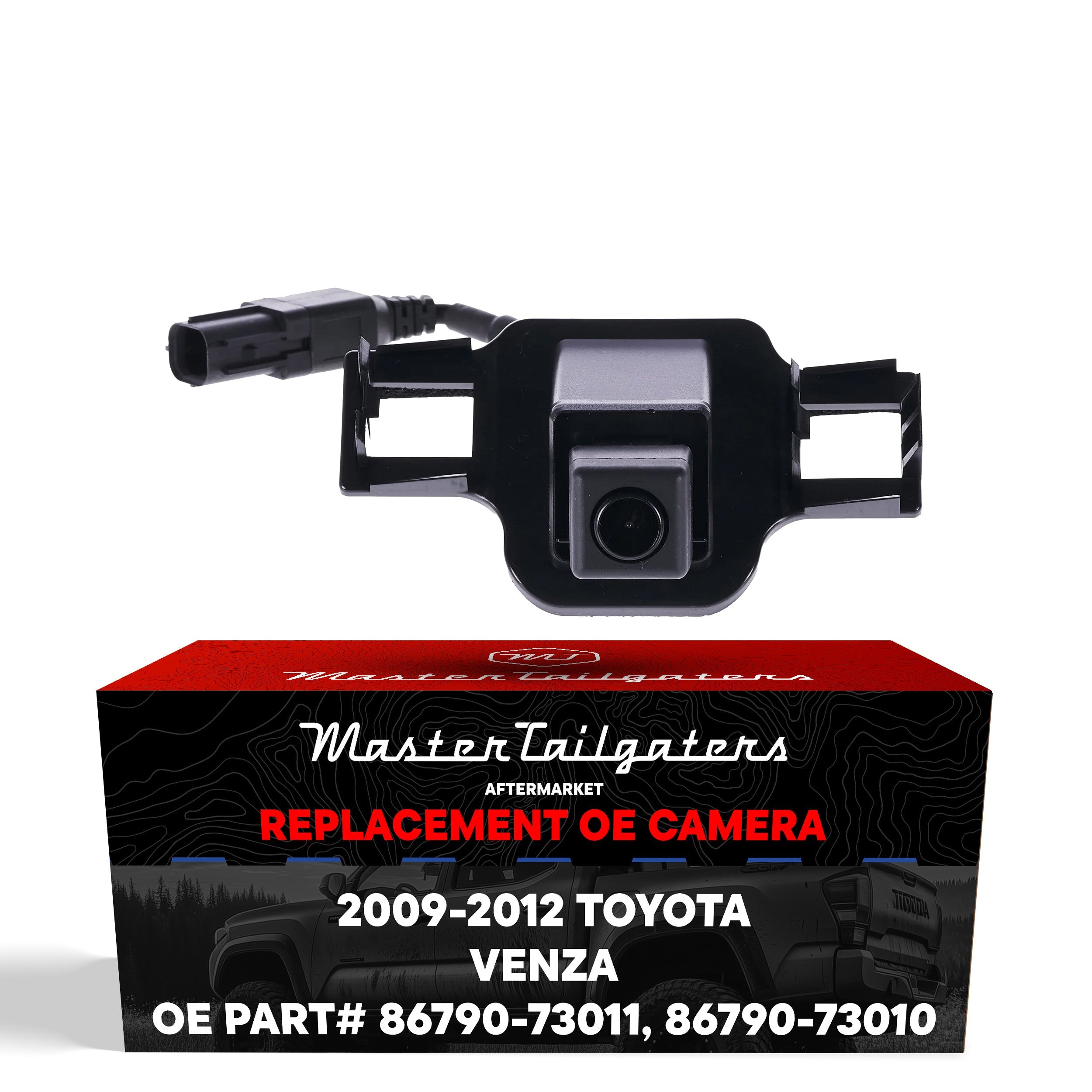 Toyota Venza (2009-2012) OEM Replacement Backup Camera OE Part # 86790-73010, 86790-73011