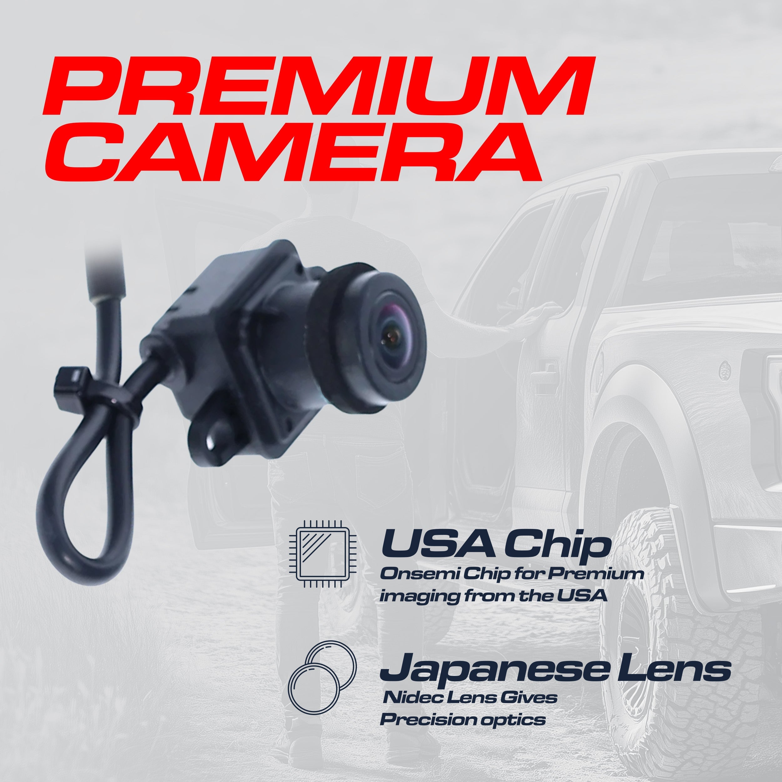 Dodge Grand Caravan (2011-2020) / Chrysler Town & Country (2011-2016) OEM Replacement Backup Camera OE Part # 4672639AA, 56054157AA, 56054157AD, 56054157AE, 56054157AF, 56054157AG