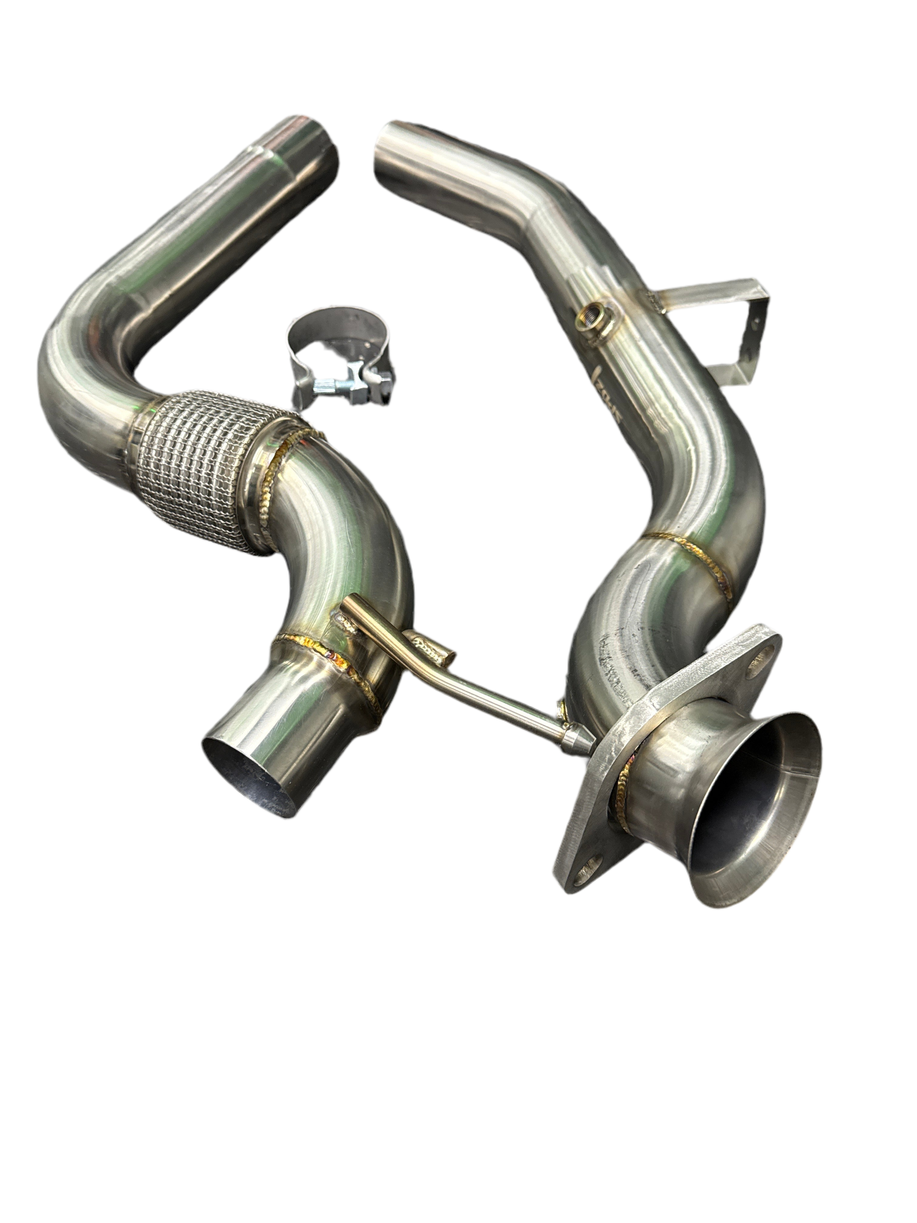SPDZ1 Race Spec High Flow Downpipe For 2015-2023 Ford Mustang Eco boost 2.3t