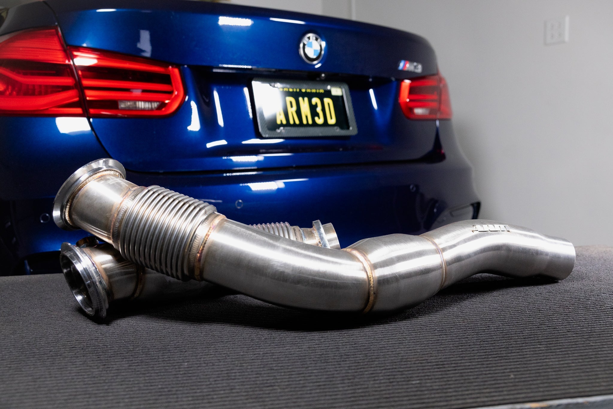 ARM Motorsports Resonated Catless Downpipe BMW M3 M4 M2C F80 F82 F87C S55