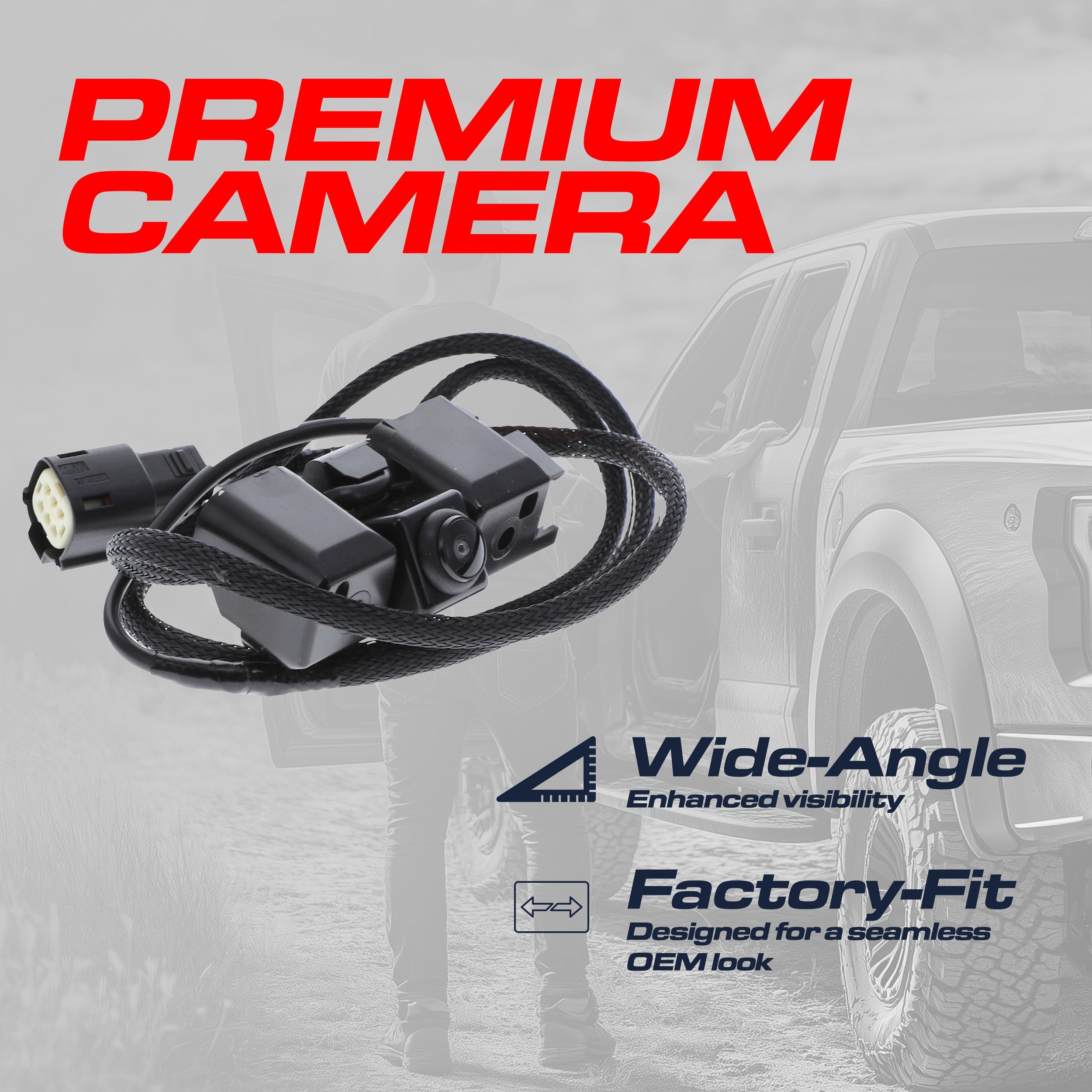 Chevrolet Silverado (2014-2015), Colorado (2017-2021) / GMC Sierra (2014-2016), Canyon (2015-2022) OEM Replacement Backup Camera OE Part # 23306741, 22803702