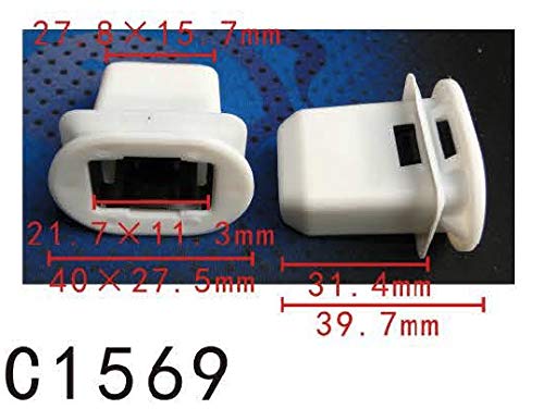 Autobahn88 Retainer Clip For Rear Seat, Compatible With Volkswagen (Oem: 4L0886373) (Pack Of 10)