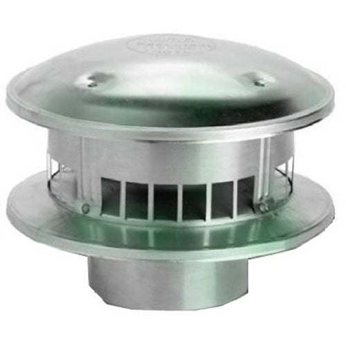 Selkirk Metalbestos 3 Selkirk 3Rv-Rt Bird Proof Round Top, Galvanized
