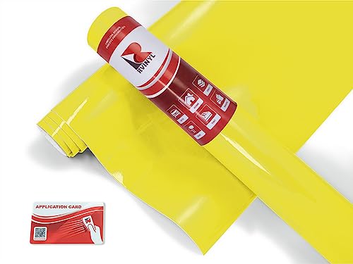 Avery Dennison Sw900 236-O In Gloss Ambulance Yellow - Dual Layered Supreme Wrapping Film - 108'' X 60'' - Car Vinyl Vehicle She
