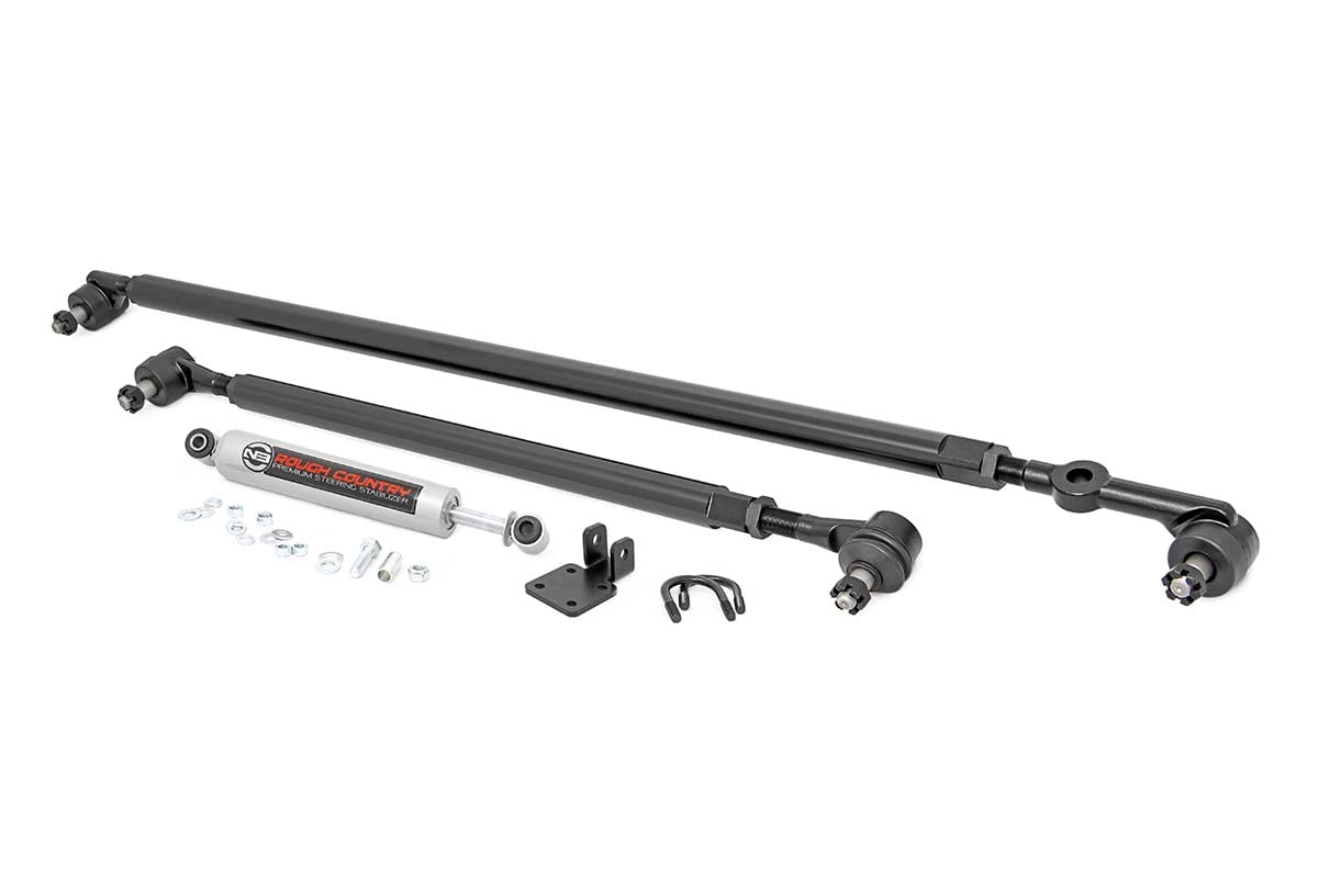 Rough Country Hd Steering Kit W/Stabilizer For Jeep (Tj,Xj,Zj,Mj) - 10613