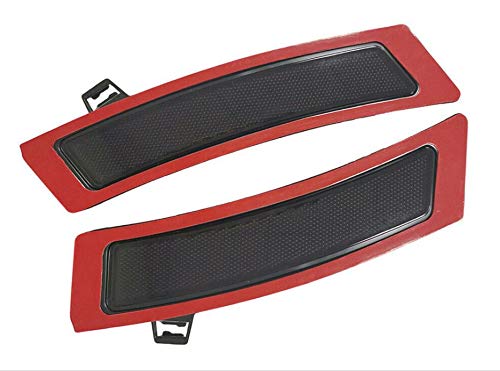 Eloveq Dark Smoke Lens Front Bumper Side Markers Replacement Reflector Compatible With 2011-2013 Bmw E70 X5 Lci Models W/O Side