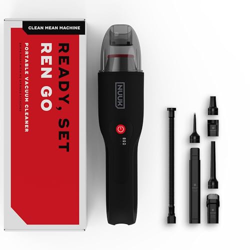 Nuuk Ren Go Cordless Car And Home Vacuum Cleaner | 2X More Suction, 11000 Pa | 4In1 Functions With Air Blowing | 7 Attachments