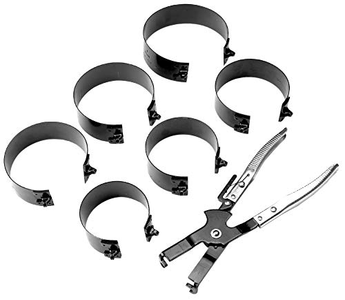 Performance Tool W89410 Piston Ring Compressor Set - Easy Installation Of Piston Rings For Most Cars And Trucks - Sae And Metric