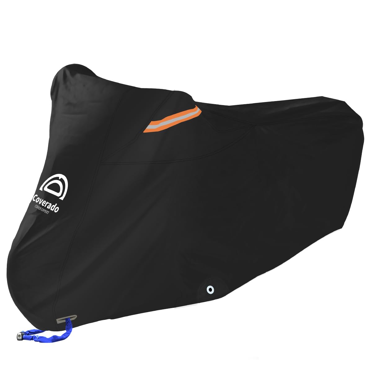 Motorcycle Cover Waterproof Outdoor 80 Inches Length All Season Universal Protection, Coverado Scooter Covers With Inner Flame R
