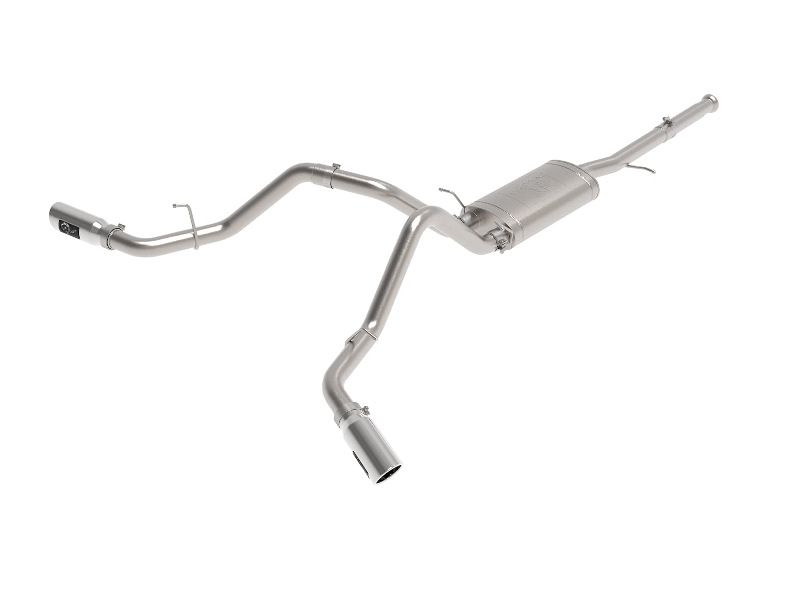 Afe Power 49-44134-P Mach Force-Xp 3' Cat-Back Exhaust System, Dual Polished Tips, Stainless Steel, Fits Gm Silverado/Sierra