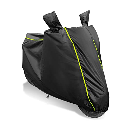 Auto Hub 100% Waterproof Electric Bike Body Cover for Oben Rorr 390 Coated, Dustproof UV Protection Custom Fit Bike Cover(Black