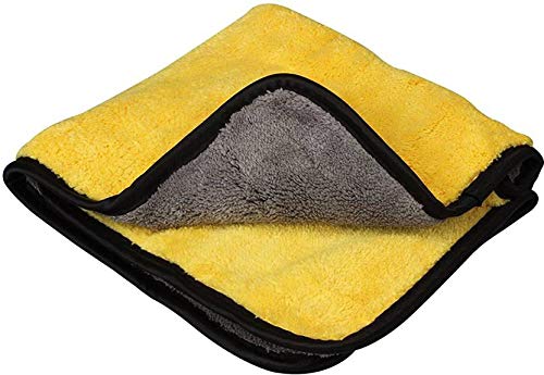 VRT 600 GSM Microfiber Car Cleaning, Detailing and Polishing Cloth (30X40, Colors may vary)