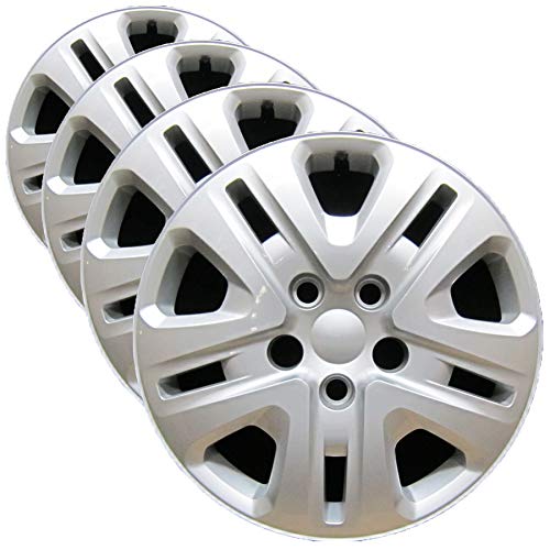 Premium Replica Hubcap Set, Replacement For Dodge Caravan, Journey 2013-2020, 17-Inch Wheel Cover (4 Pieces)