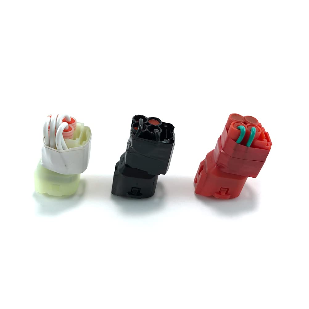 PROOTOM DFI Map Wire Lead Coupler for Kawasaki KX250/KX450 - Black & White Wire Leads for Electrical Equipment