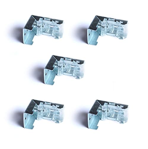 Fapbadri Bracket/Holder For Roman Blinds, Screws & Wallplugs Included  5 Pieces