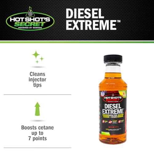 Hot Shot's Secret Diesel Extreme Clean and Boost - 16 fl. oz. - Amber - Model P040416Z